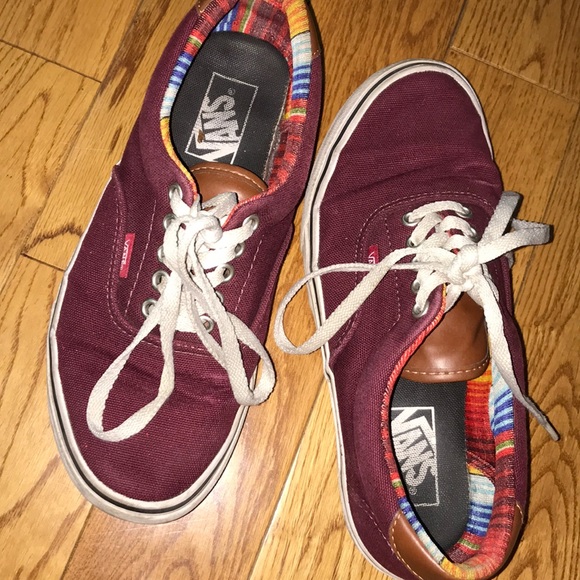 vans chukka low burgundy
